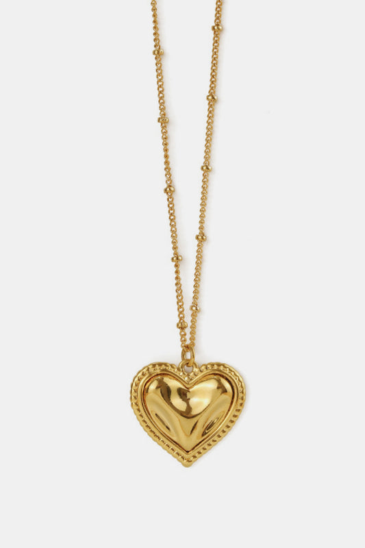 Framed Heart Pendant Necklace