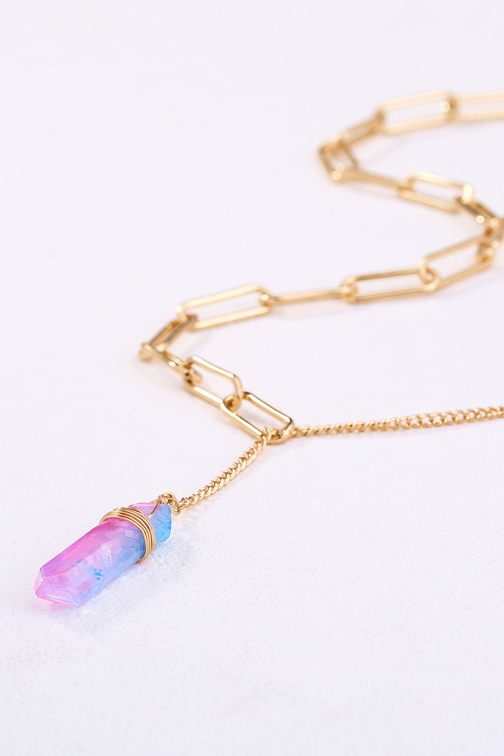 So Right Clear Crystal Pendant Necklace