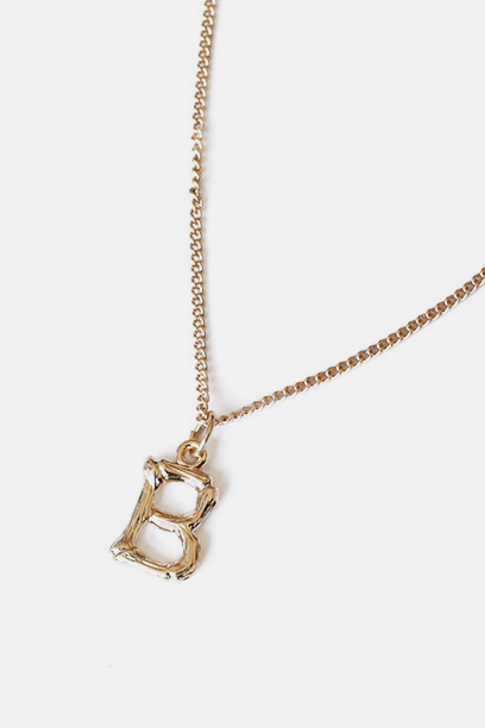 A-M Letter Pendant Necklace