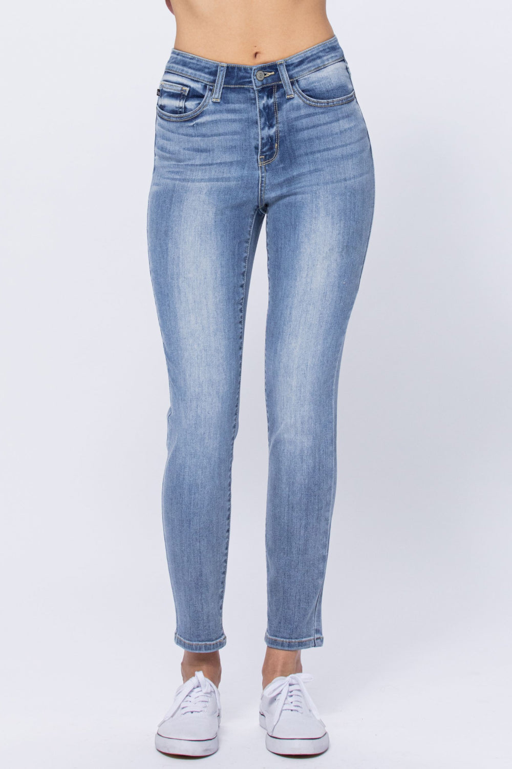 Judy Blue Full Size Ankle-Length Jeans with Pockets