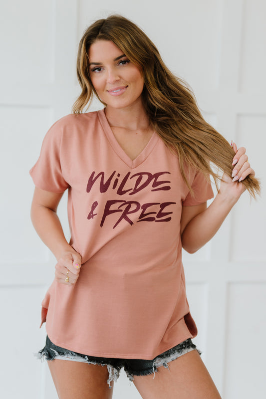 Sew In Love Wilde & Free Full Size Run Graphic Tee