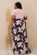 Load image into Gallery viewer, P &amp; Rose Love Deeply Full Size Two-Tone Floral Maxi Dress
