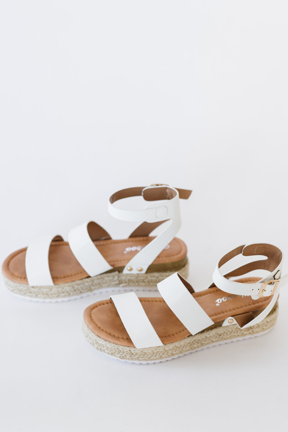 WeeBoo On the Doorstep Espadrille Platform Sandals in White