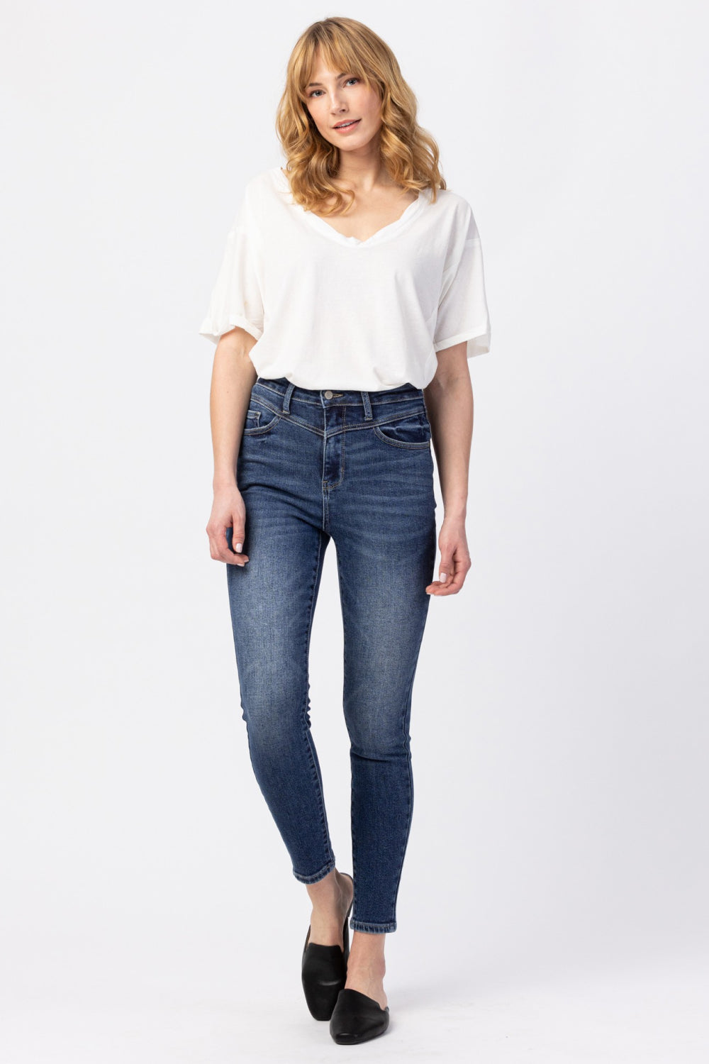 Judy Blue Full Size High-Rise Ankle-Length Jeans