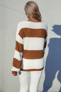 Striped Slouchy Sweater