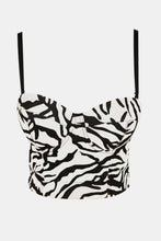 Load image into Gallery viewer, Zebra Print Bustier
