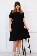 Load image into Gallery viewer, P &amp; Rose Full Size Majestically Yours Eyelet Square Neck Dress
