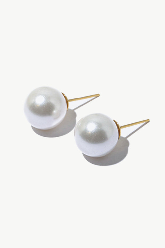 At Your Best Pearl Stud Earrings