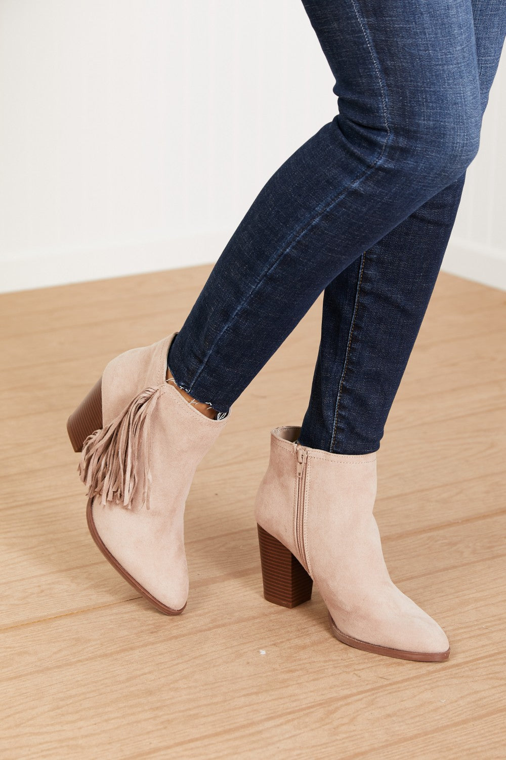 East Lion Corp It's Always Been You Tassel Detail Booties