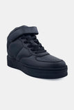 Berness High Top Lace-Up Sneakers in Black