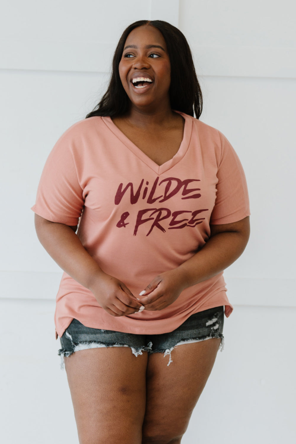 Sew In Love Wilde & Free Full Size Run Graphic Tee