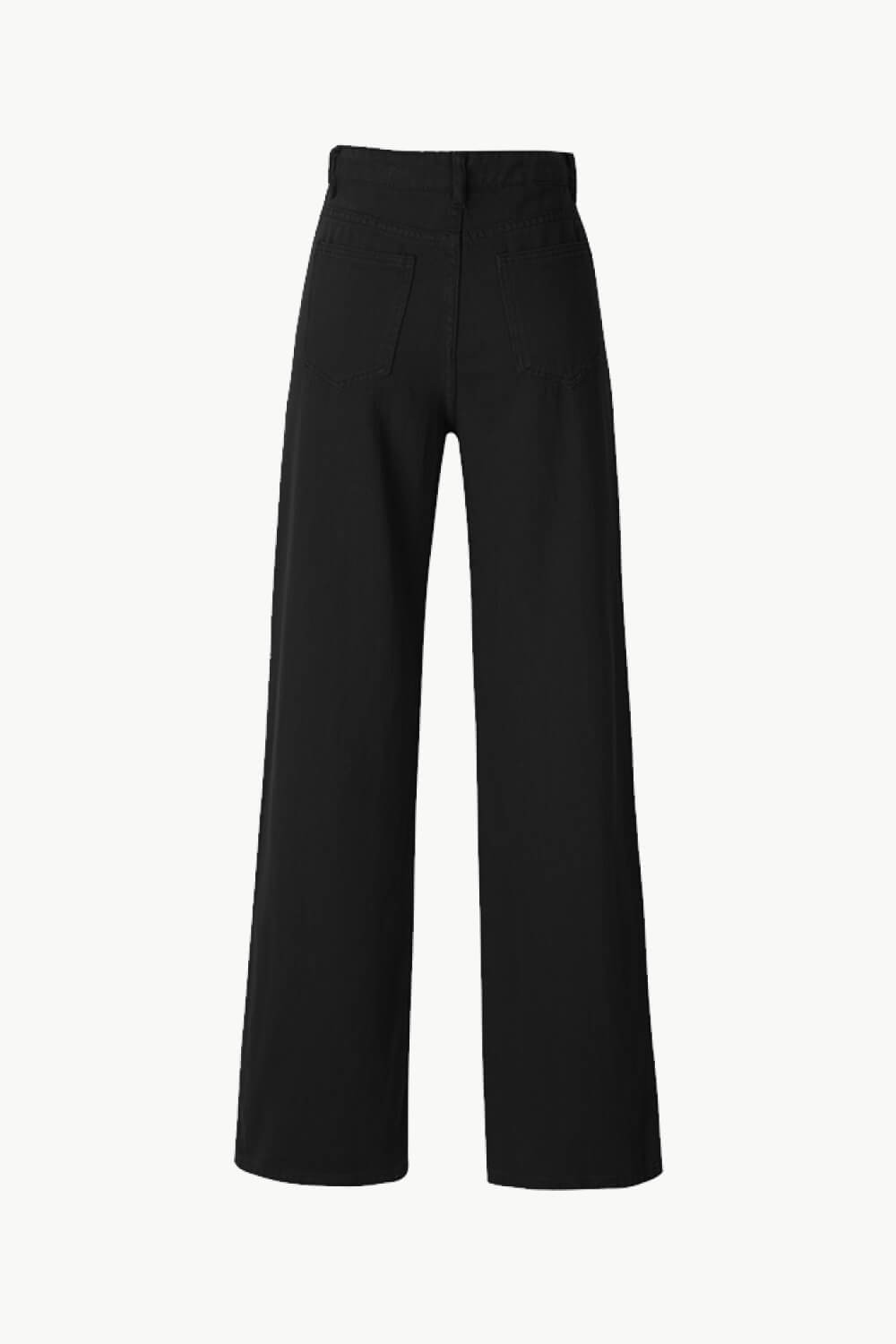 High-Waisted Wide Leg Jeans