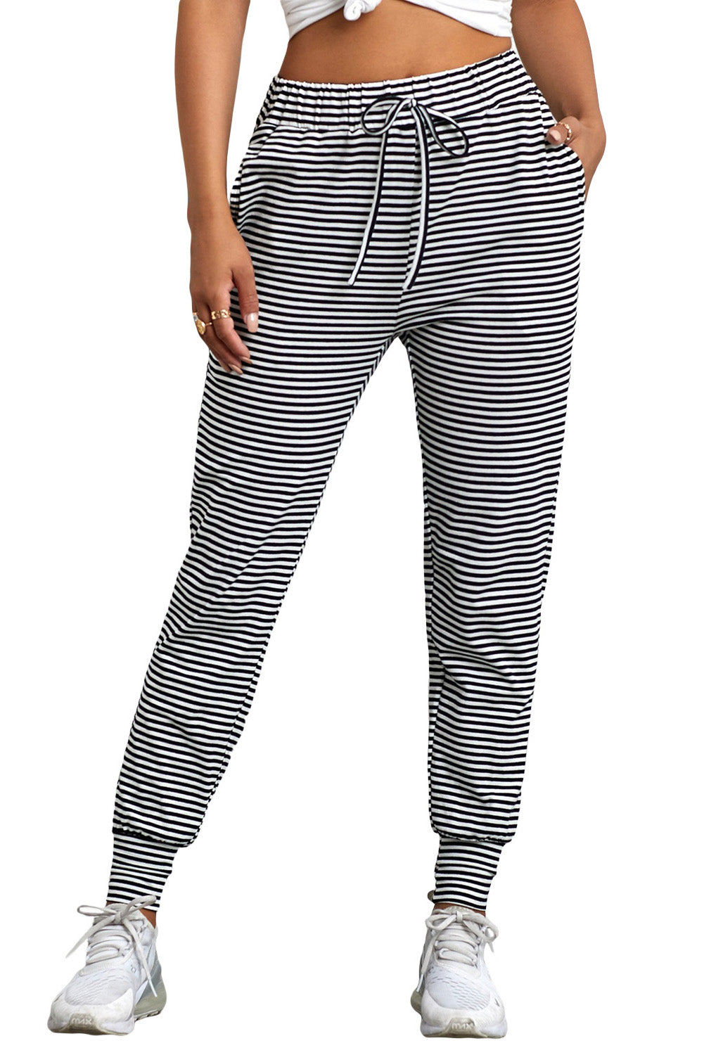 Striped Casual Joggers