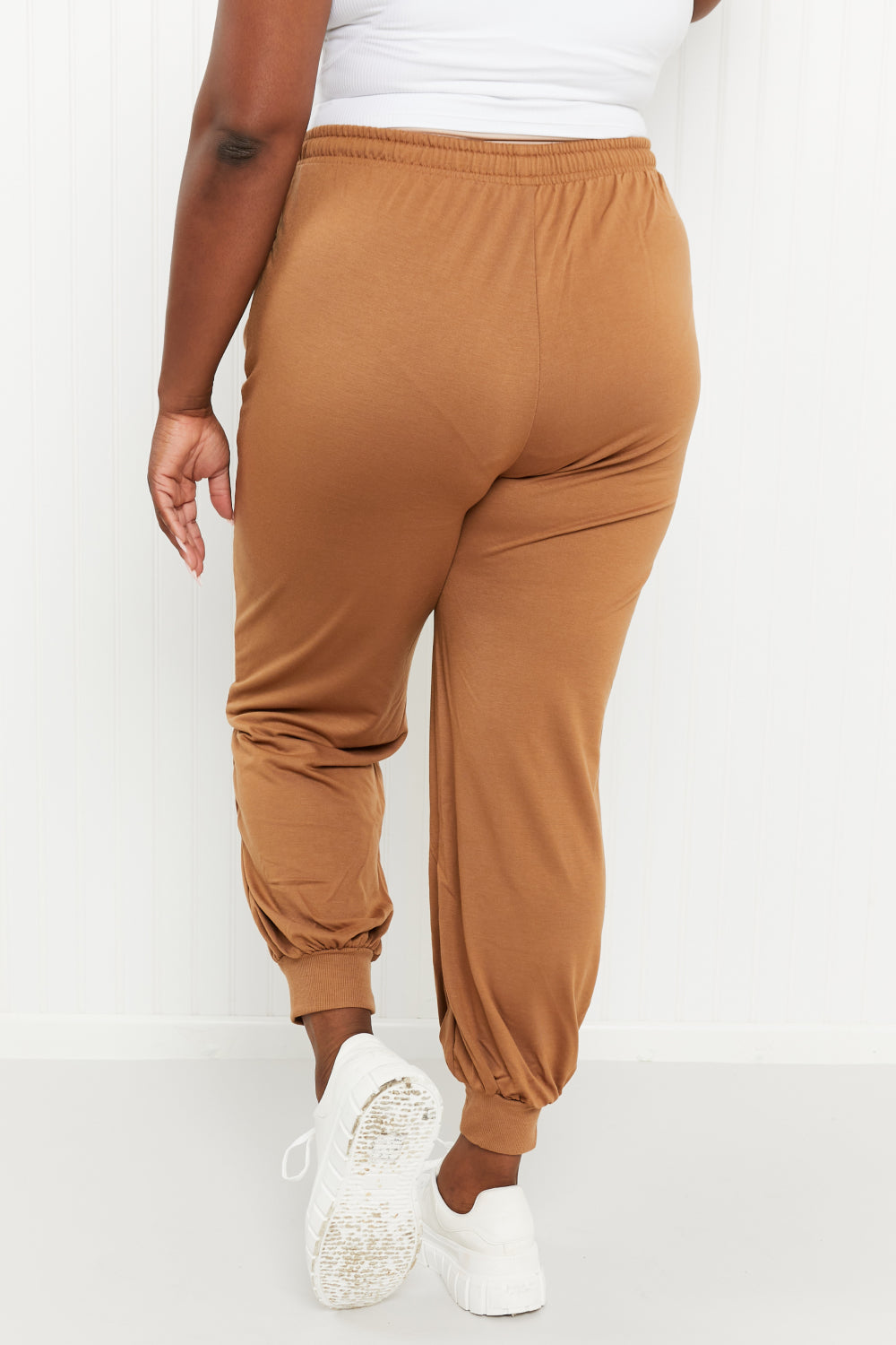 Zenana Full Size Drawstring Waist Joggers with Pockets