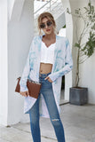 Tie-Dye Open Front Duster Cardigan