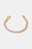 Rhinestone Gold-Plated Bracelet