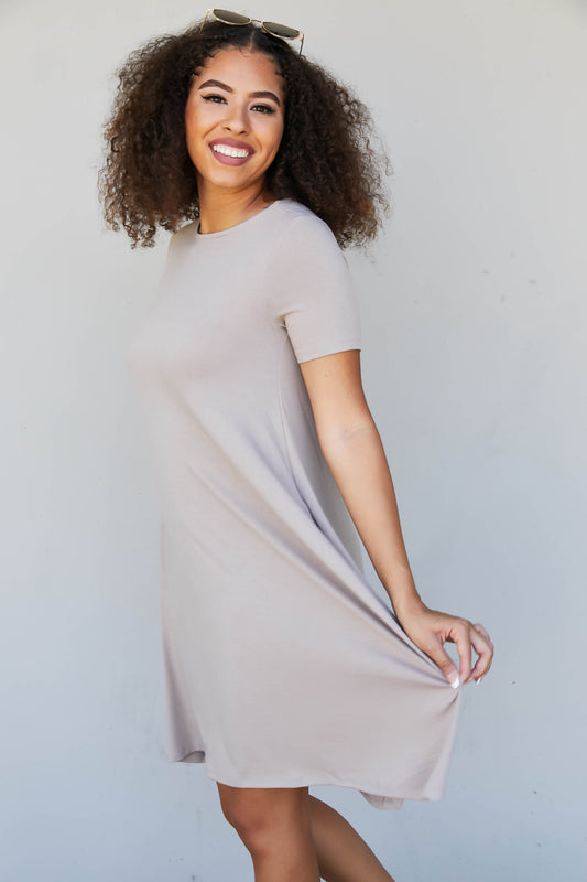 Zenana Favorite Playlist Full Size Flare Dress with Pockets