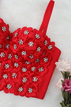 Load image into Gallery viewer, Flower Embellishment Bustier
