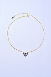 NEVER FORGET Heart Pendant Necklace