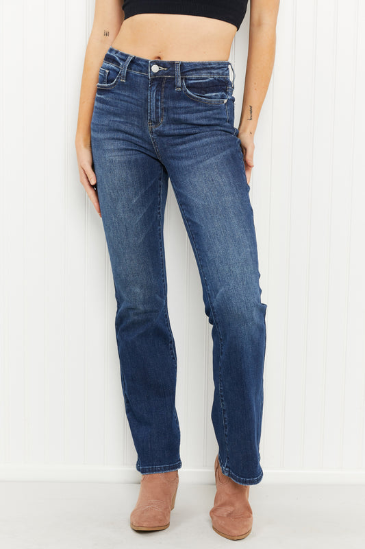 Judy Blue Lucy Full Size Mid-Rise Bootcut Jeans