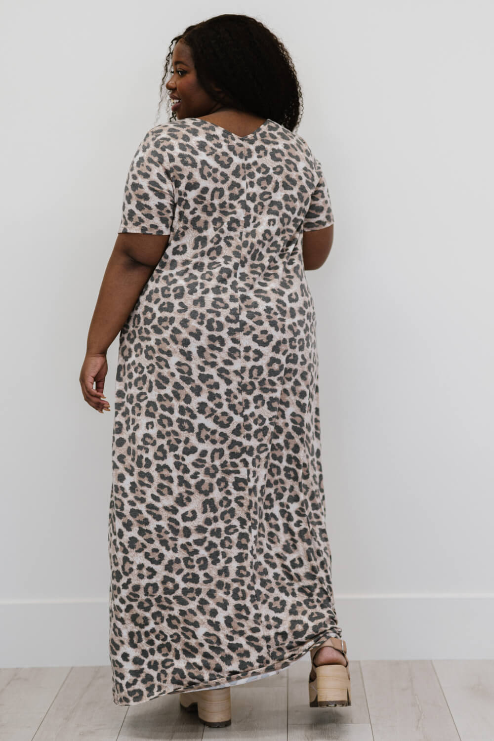 Zenana Born to be Wild Full Size Run Leopard Print Maxi Dress