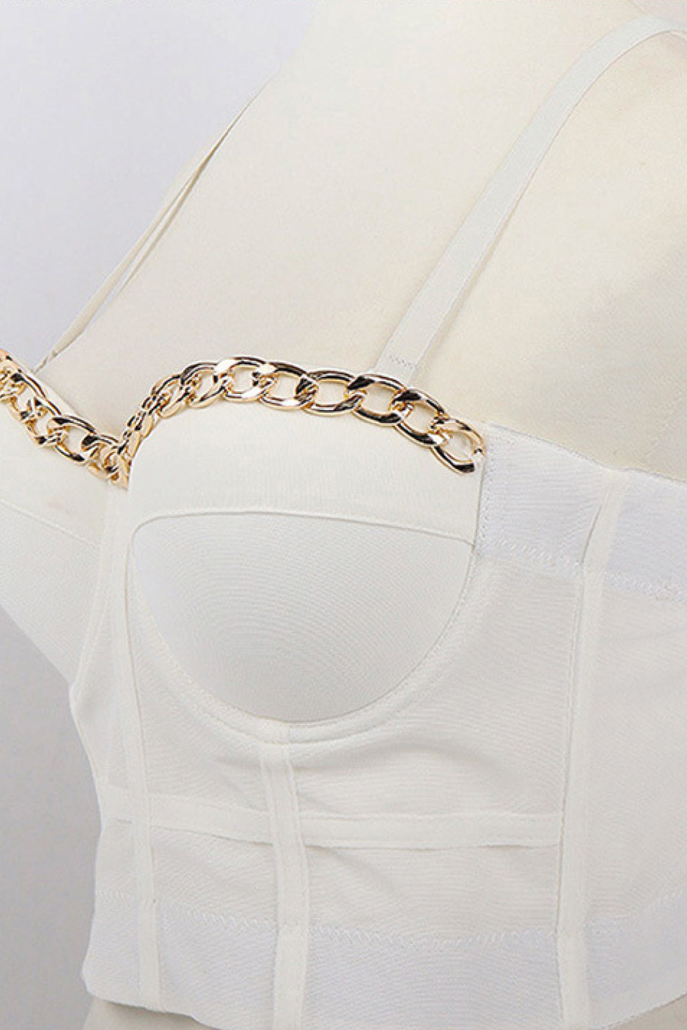 Demi Chain Trim Bustier