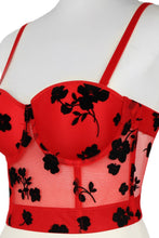 Load image into Gallery viewer, Floral Mesh Bustier
