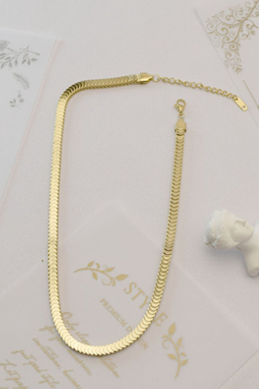 Radiant Beauty Gold-Plated Necklace