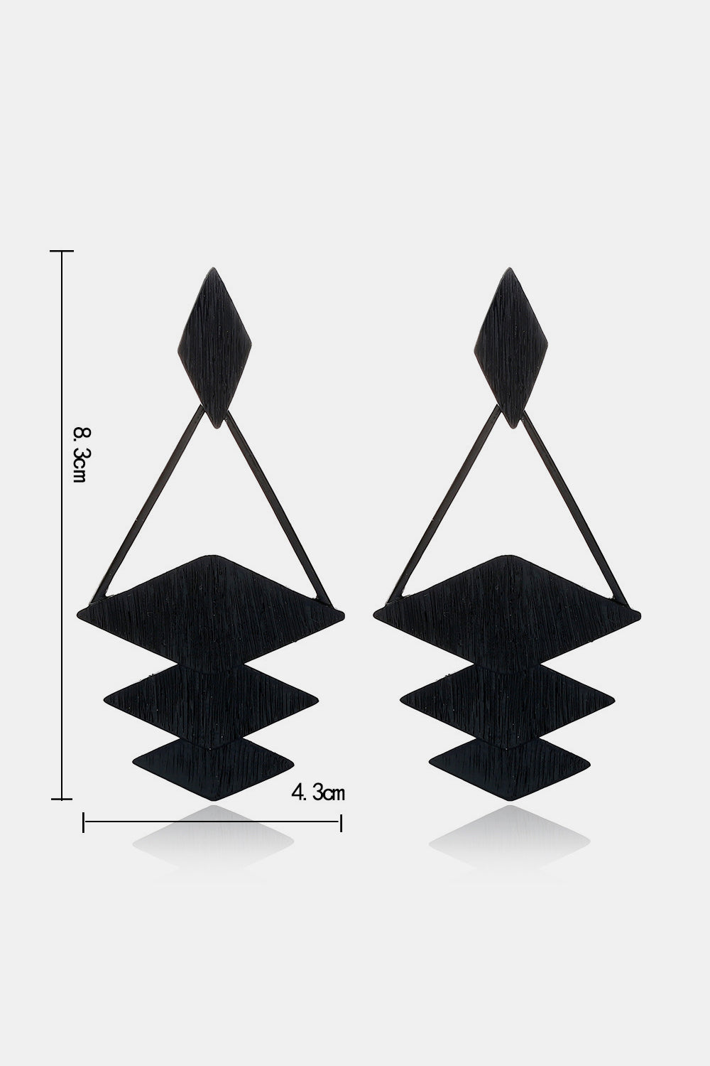 Sharp Thinker Geometric Drop Earrings