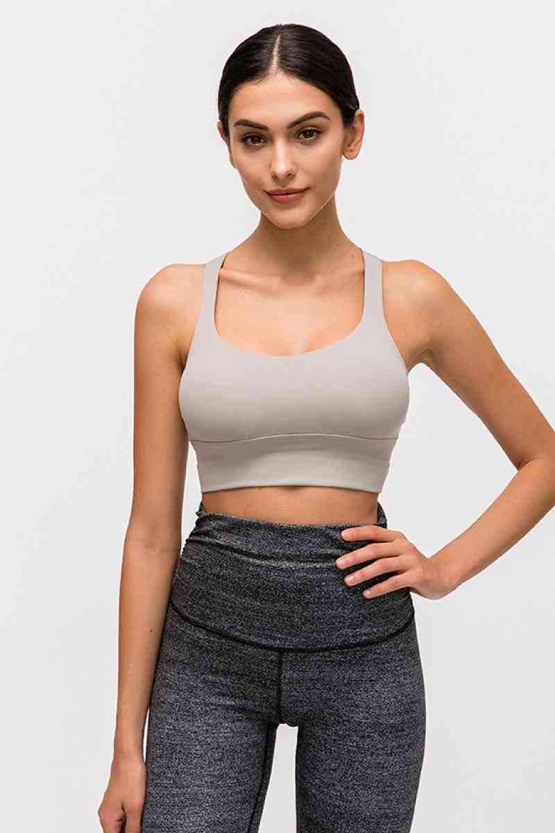 Double Back Crisscross Sports Bra