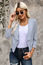 Load image into Gallery viewer, Waterfall Collar Open Front Blazer
