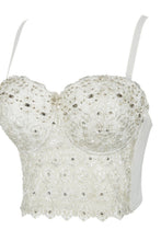 Load image into Gallery viewer, Beaded Lace Bustier
