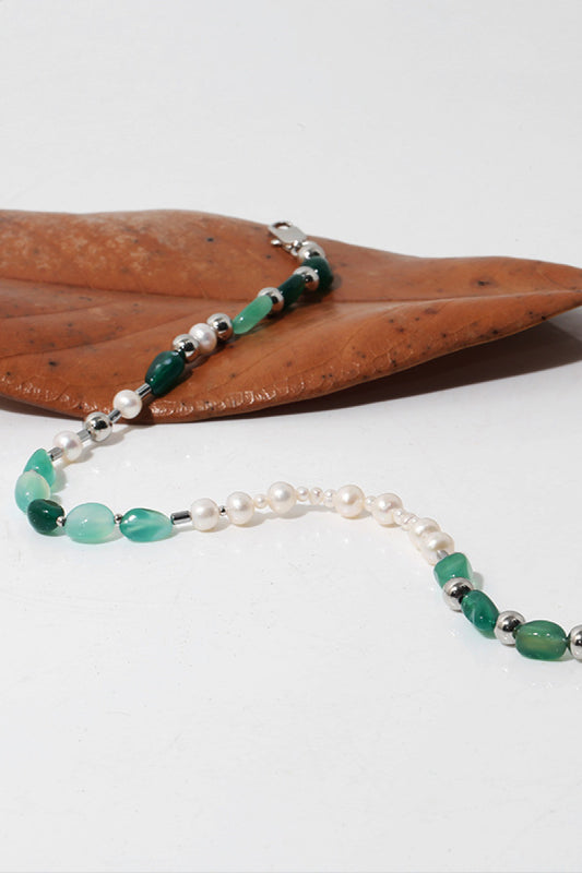 Freshwater Pearl Natural Stone Necklace