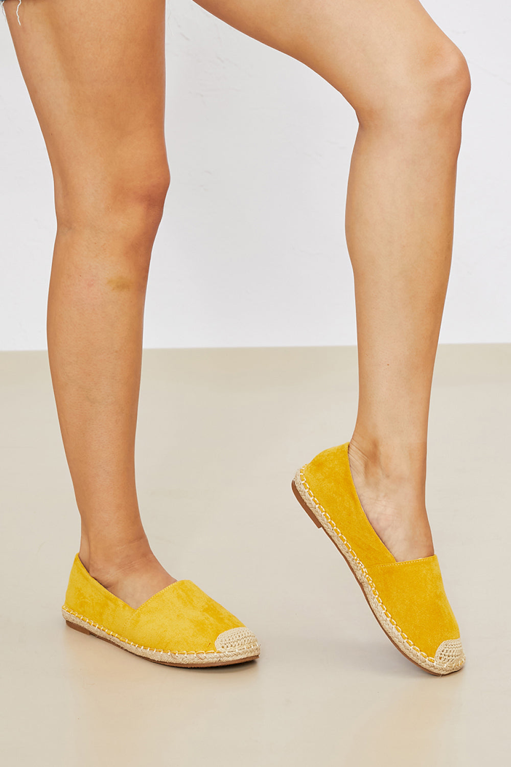 WeeBoo In Step Espadrille Slip-On Flats in Yellow