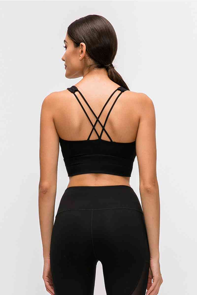 Double Back Crisscross Sports Bra