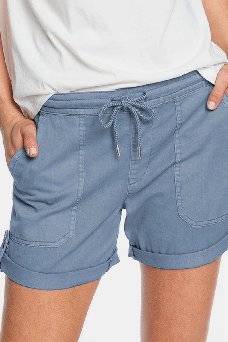 Ruched Pocket Shorts