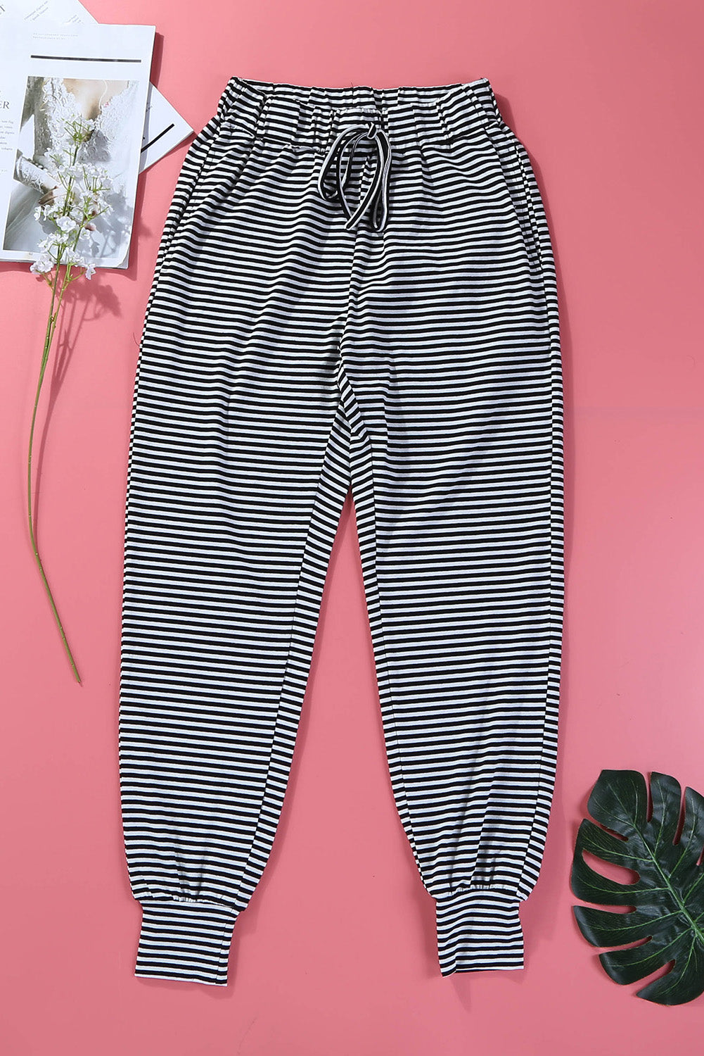 Striped Casual Joggers