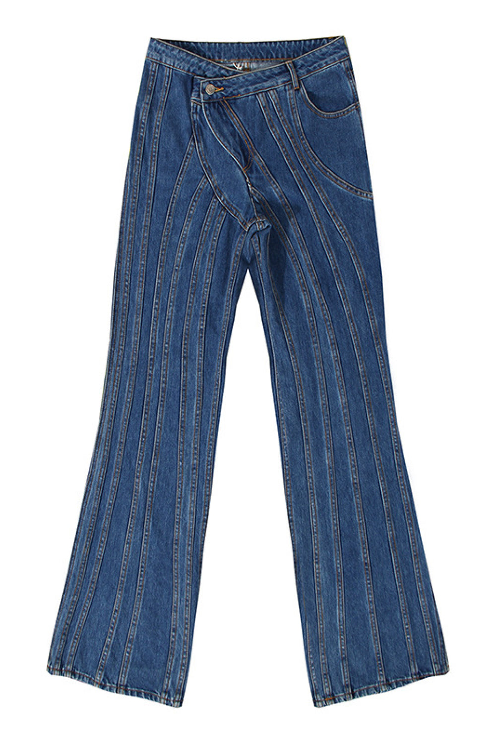 Dream Architect Paneled Wide Leg Jeans