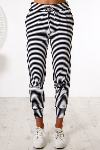 Striped Casual Joggers