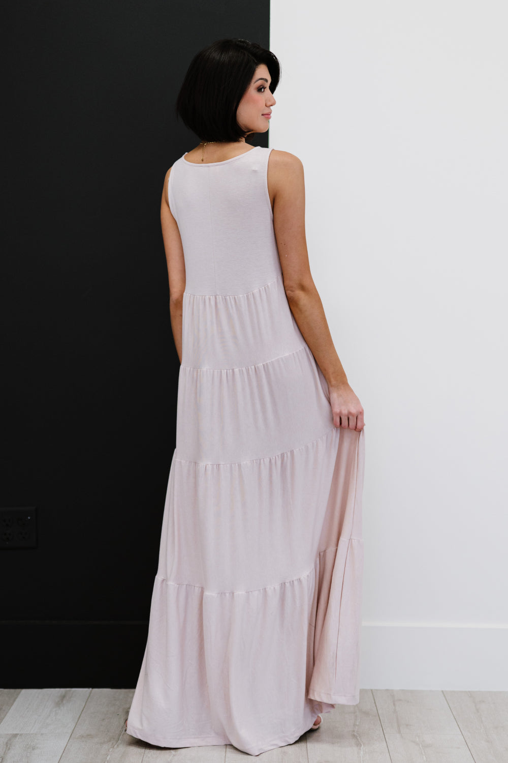 Zenana Love Letter Full Size Run Tiered Sleeveless Maxi Dress