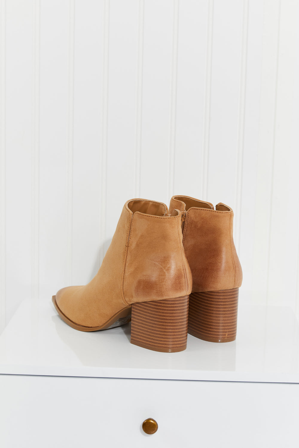 Qupid On the Road Again Pointed Toe Booties