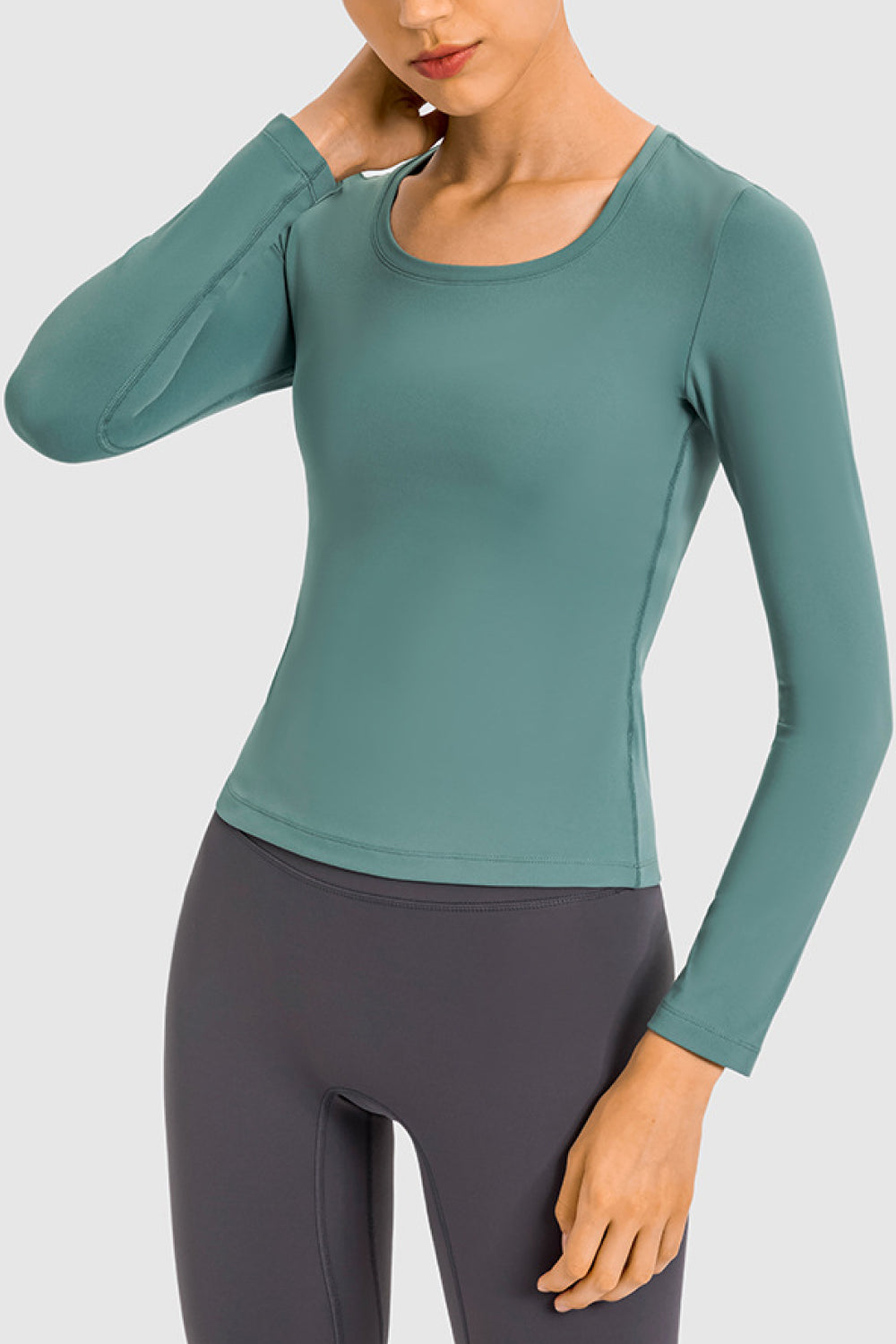 Seamless Round Neck Fitness Tee