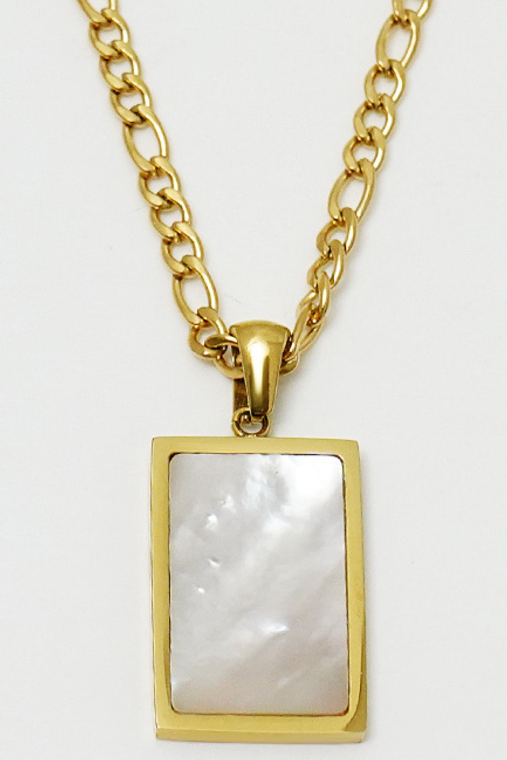 Rectangle Pendant Necklace