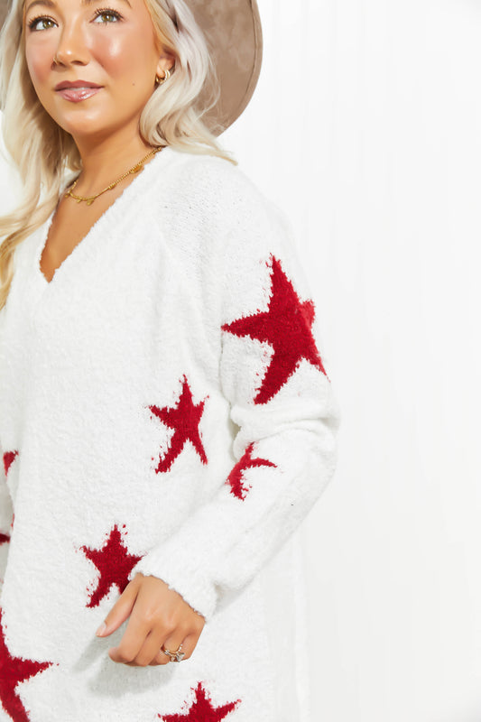 Davi & Dani Shoot for the Stars Full Size Sweater