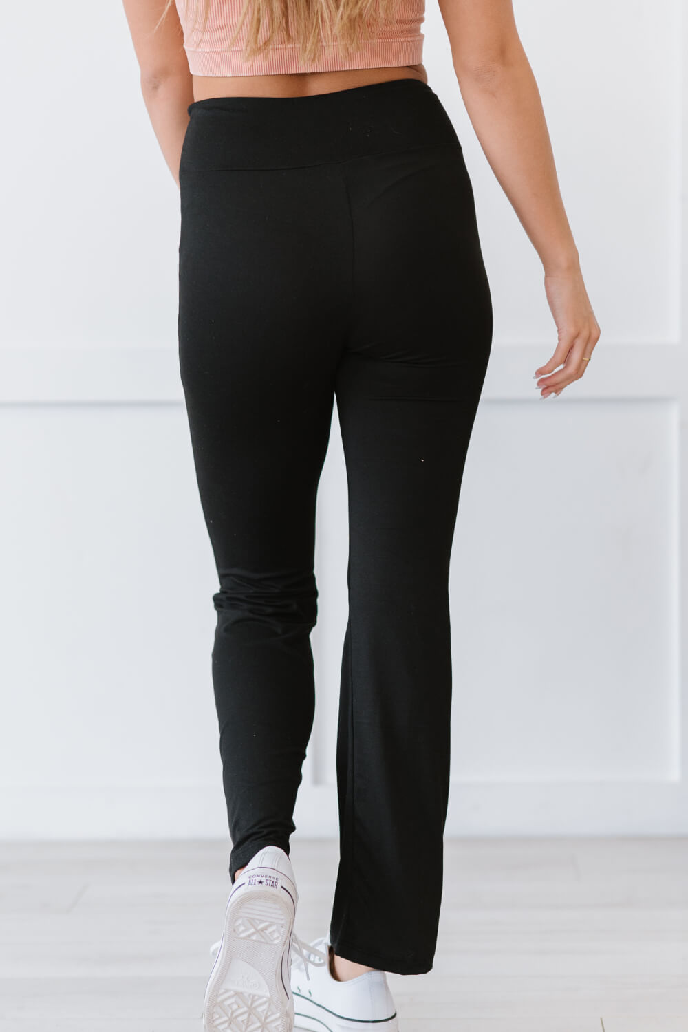 Zenana Best Shot Full Size High-Waist Flare Yoga Pants