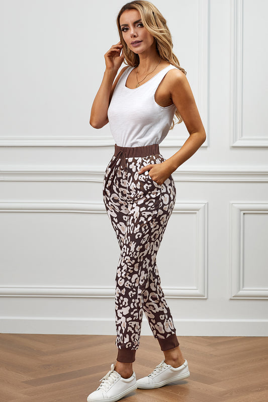 Leopard Lounge Casual Pants