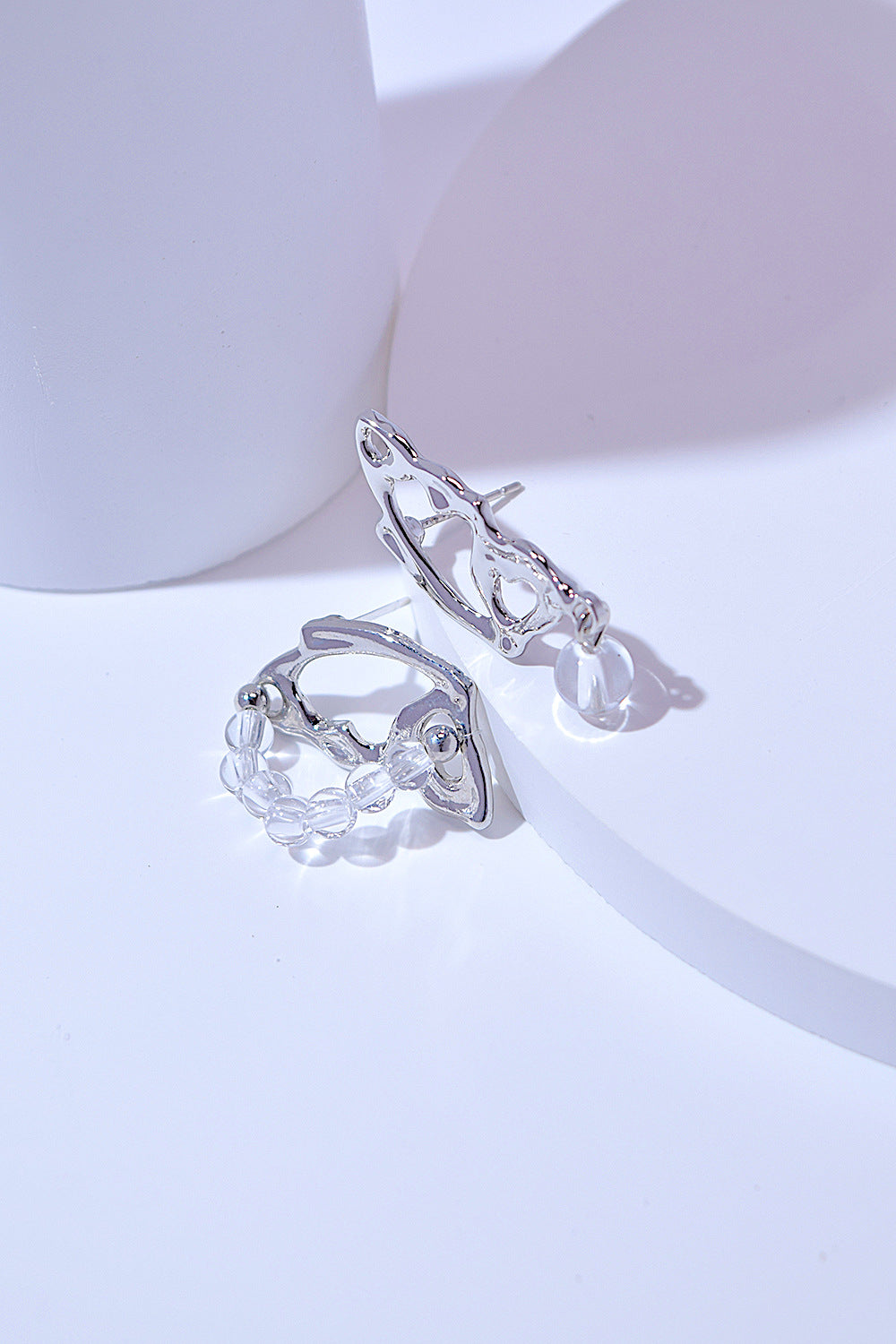 Crystal Butterfly Shape Stud Earrings