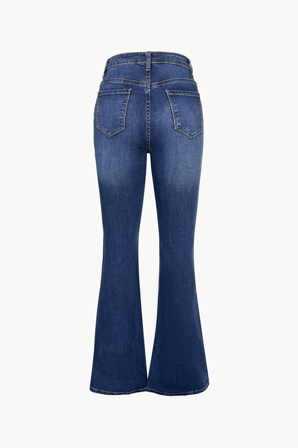 High Rise Flare Leg Jeans