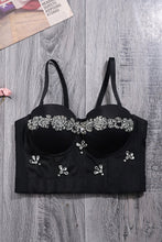 Load image into Gallery viewer, Rhinestone Applique Bustier
