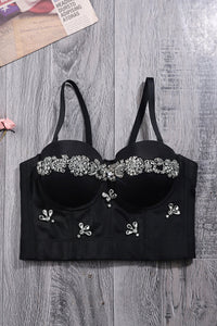 Rhinestone Applique Bustier